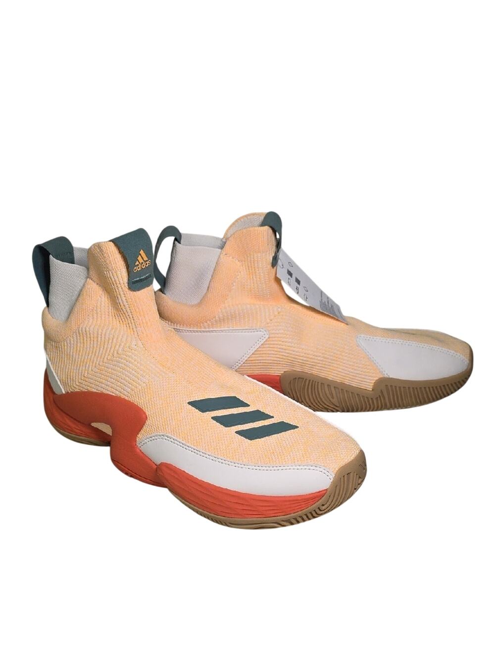Adidas N3XT L3V3L 2020 Chalk White Solar Gold Orange High-Top Sneakers Men 9 NWT